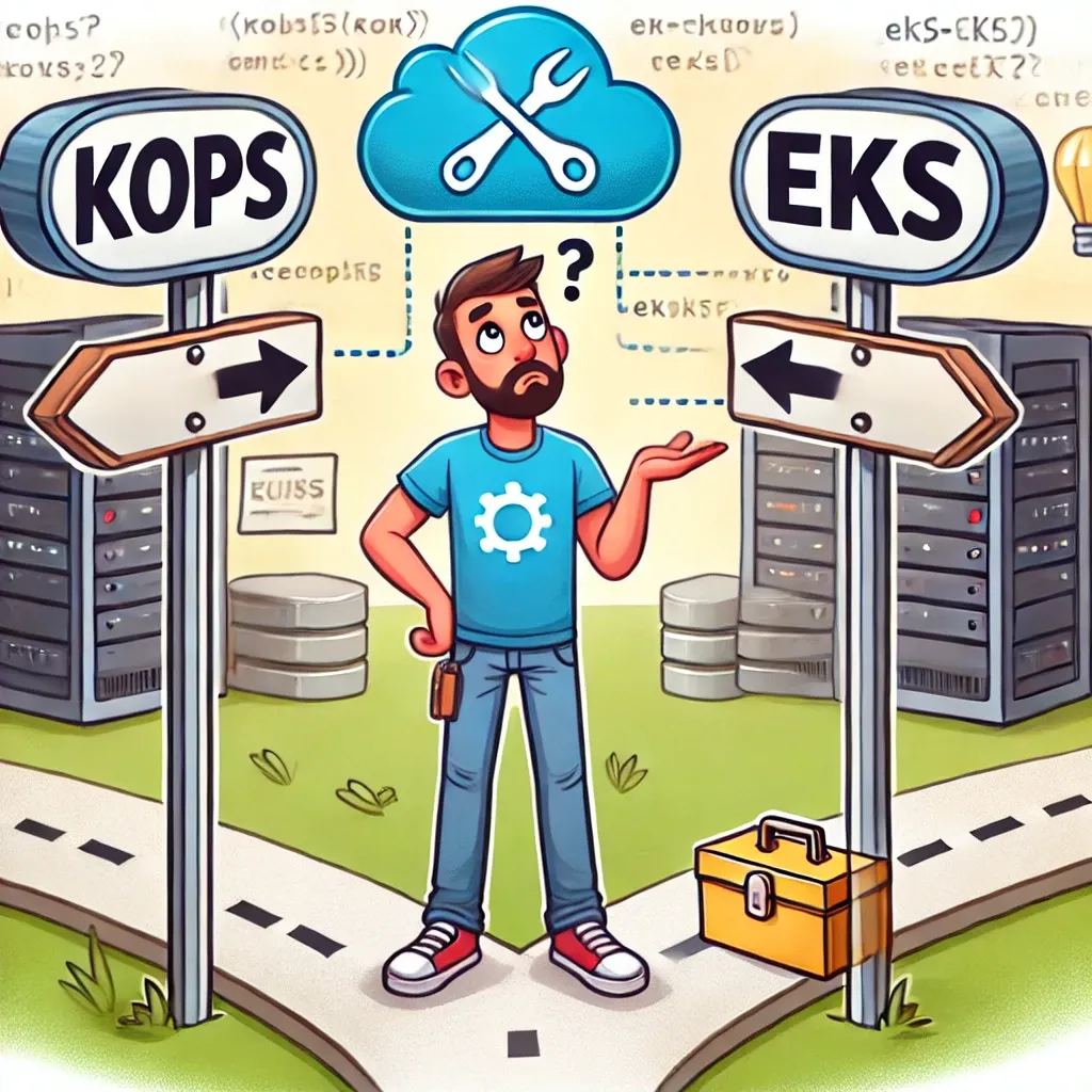 When should you use kOps over EKS?